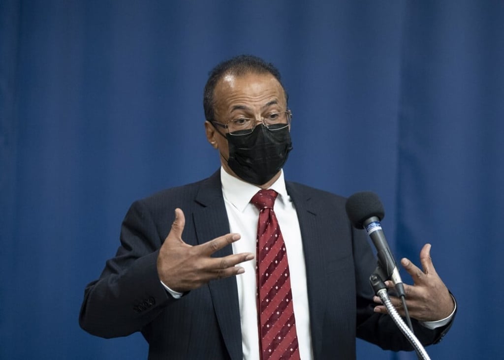 TPLF representative Berhane Gebre-Christos in Washington on Friday. Photo: AP