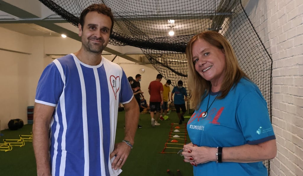 Love 21 Foundation founder Jeff Rotmeyer (left) and the charity’s chief operating officer, Carmel Armstrong. Photo: K. Y. Cheng