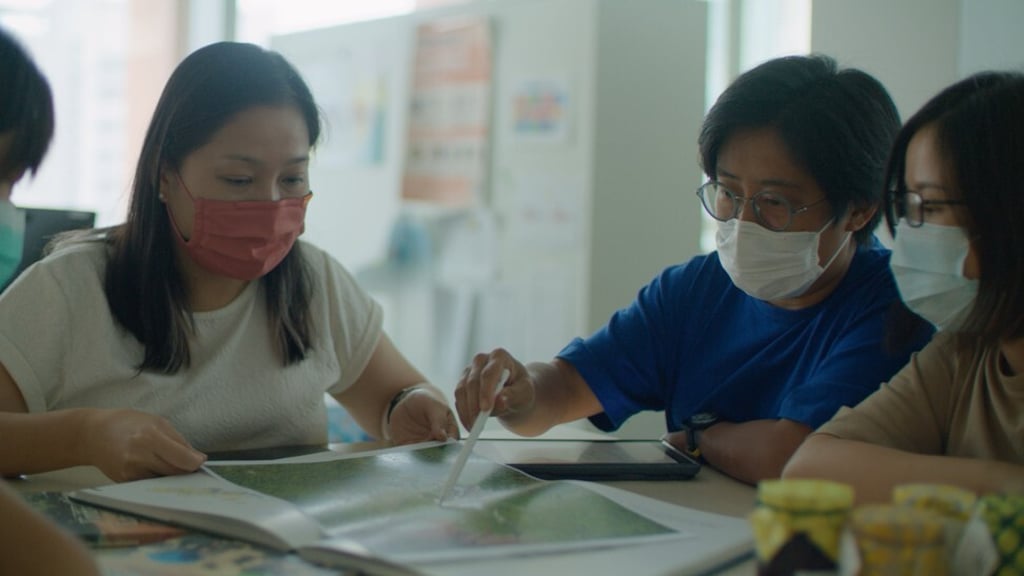 Dr Winnie Law (left) and Katie Chick of the University of Hong Kong’s Centre for Civil Society and Governance are implementing innovative farming practices in Lai Chi Wo through the Rural Sustainability Programme.