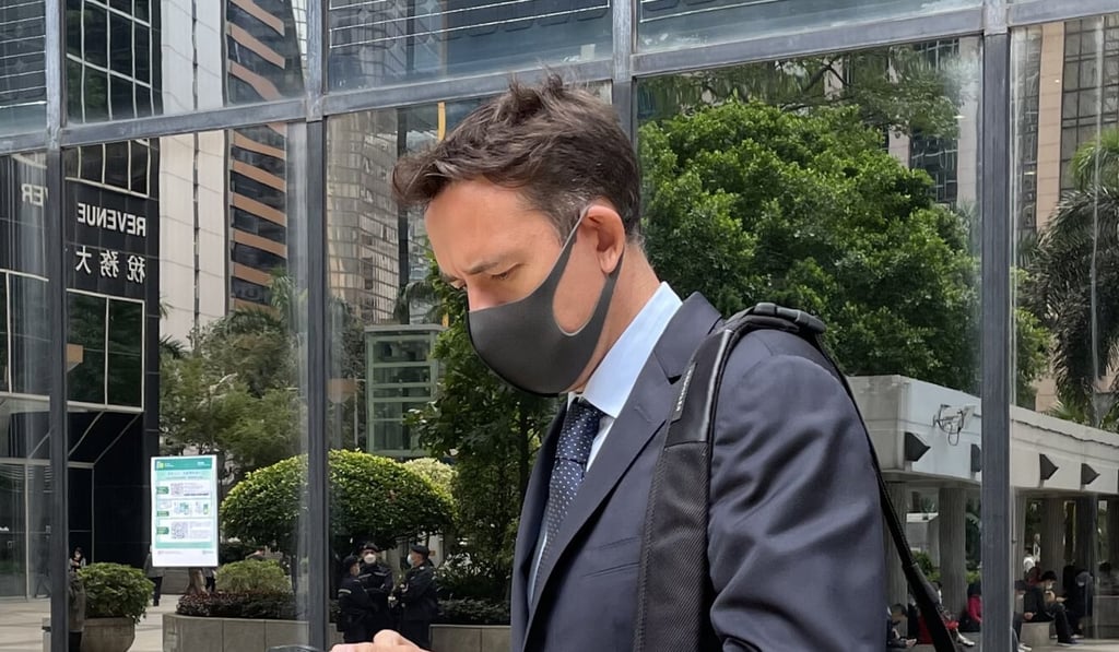 Francis William Haden leaves District Court. Photo: Jasmine Siu