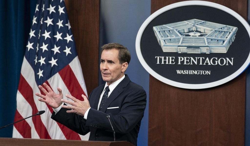 Pentagon spokesman John Kirby confirmed the trip but did not identify who was in the delegation. Photo: AP
