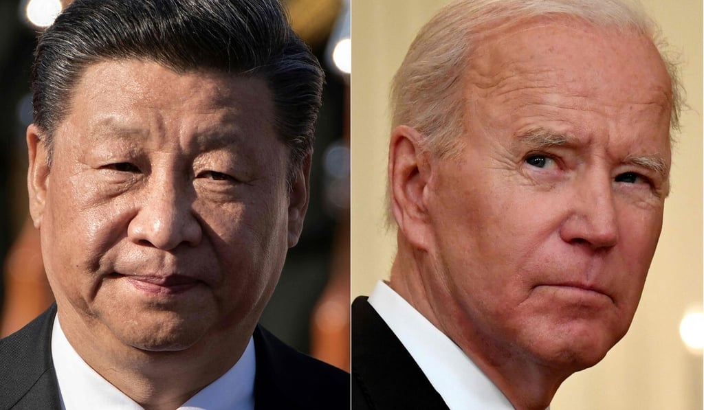 Xi Jinping and Joe Biden will speak this week, with the US-China trade war among the topics under discussion. Photo: AFP Xi Jinping and Joe Biden will speak this week, with the US-China trade war among the topics under discussion. Photo: AFP