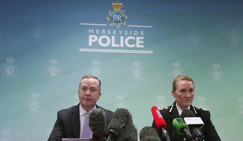 Russ Jackson, head of Counterterrorism Policing in northwest England, in a press conference on Monday after a fatal explosion in a taxi outside the Liverpool Women's Hospital on Sunday. The incident is being treated as terrorism related. Russ Jackson, head of Counterterrorism Policing in northwest England, in a press conference on Monday after a fatal explosion in a taxi outside the Liverpool Women's Hospital on Sunday. The incident is being treated as terrorism related.