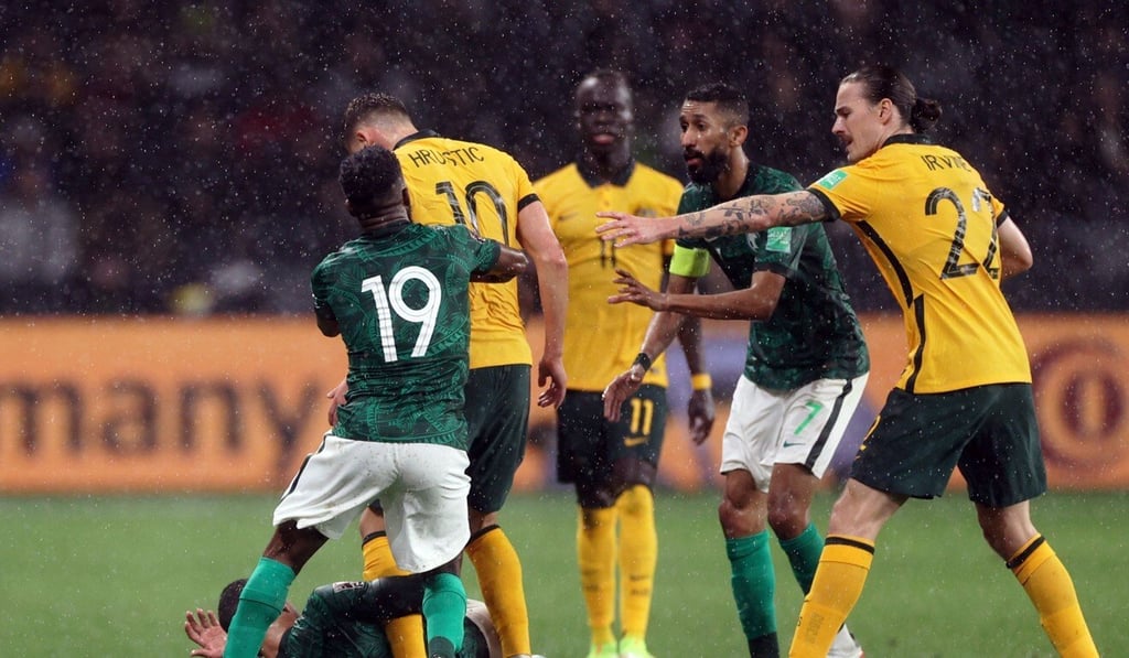 Australia and Saudi Arabia finished with a goalless draw in Sydney last week. Photo: Reuters Australia and Saudi Arabia finished with a goalless draw in Sydney last week. Photo: Reuters