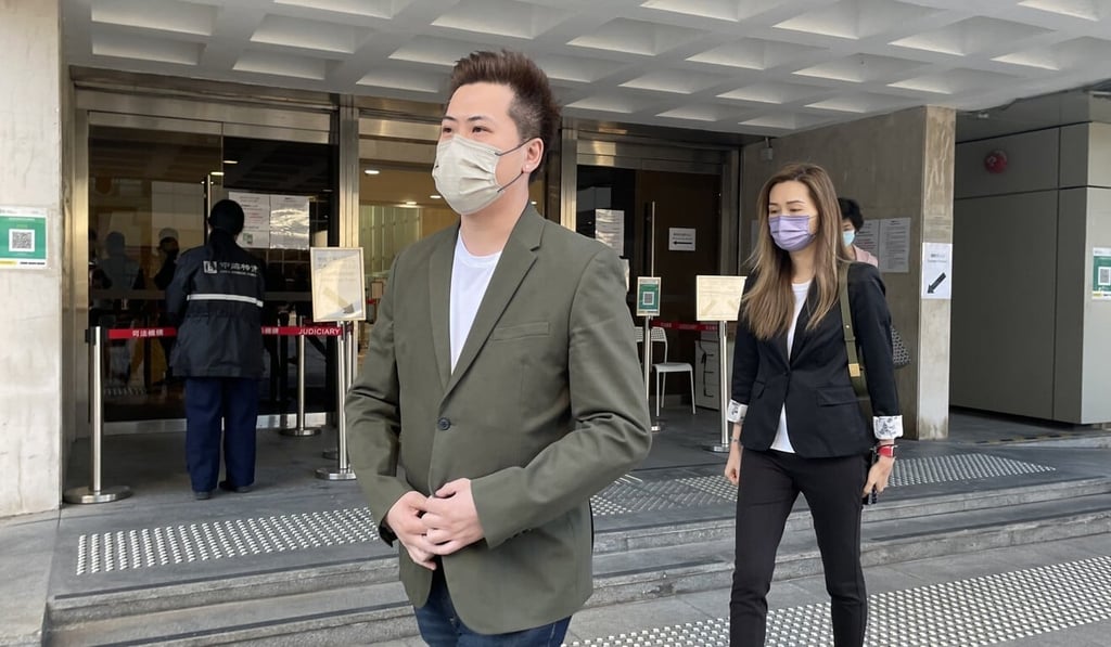 Louis Wan leaves the High Court on Monday. Photo: Jasmine Siu