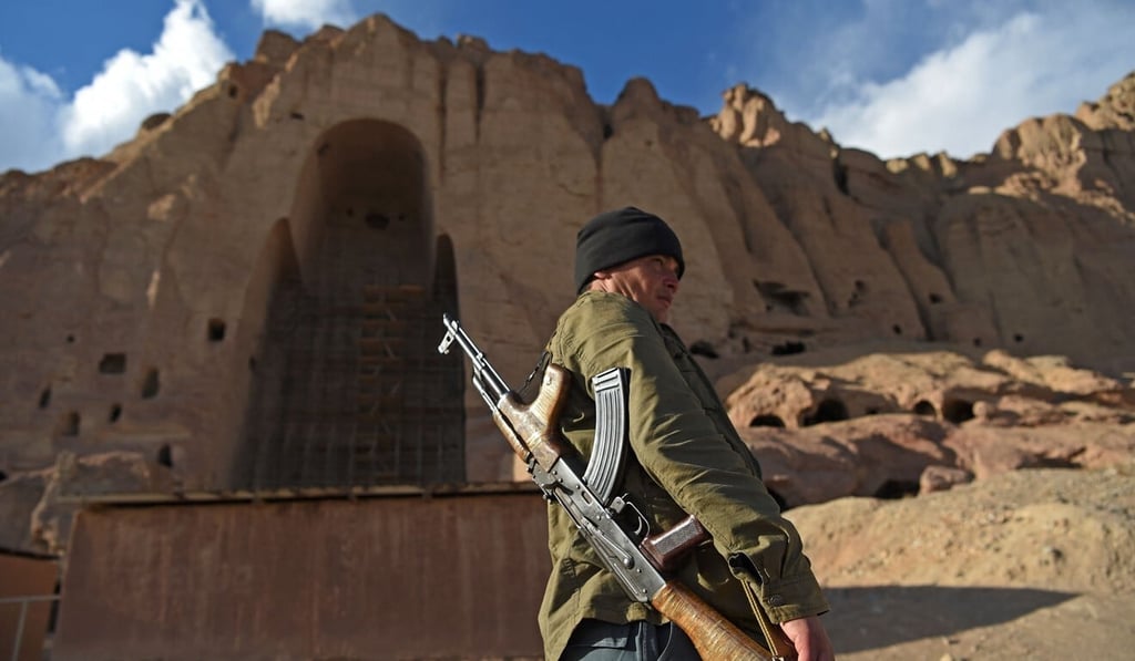 The site in Afghanistan’s Bamiyan where the statues of Buddha stood before their destruction. Photo: AFP The site in Afghanistan’s Bamiyan where the statues of Buddha stood before their destruction. Photo: AFP