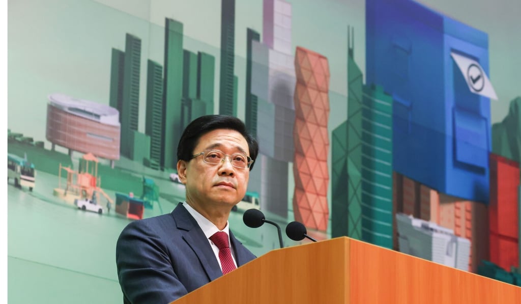 Hong Kong Chief Secretary John Lee announced the results of a new vetting process on Friday. Photo: Dickson Lee