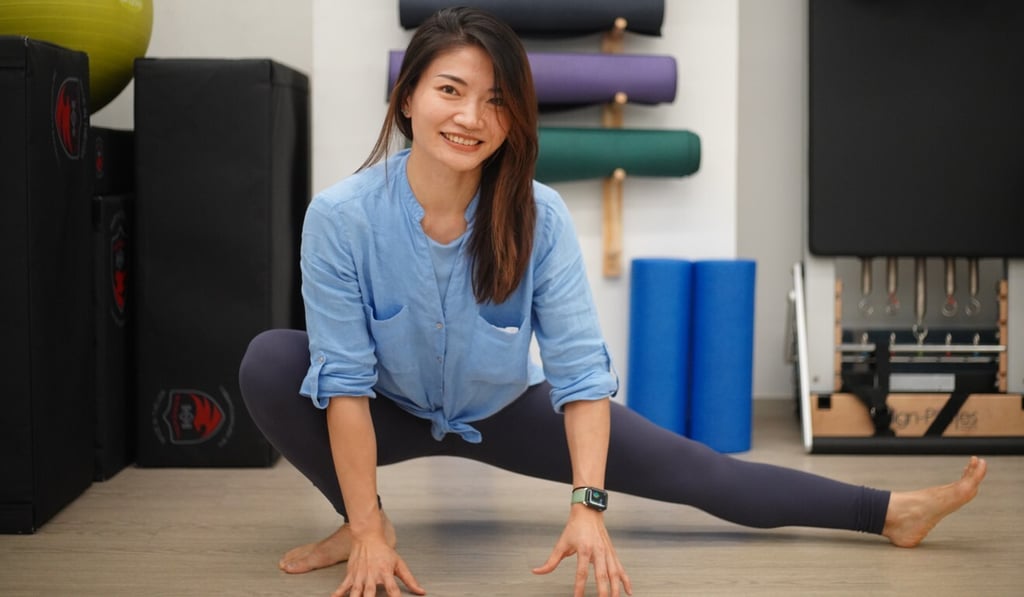 Icy Lin said she was inspired by her own journey in finding relief from pain by practising yoga. Photo: Winson Wong