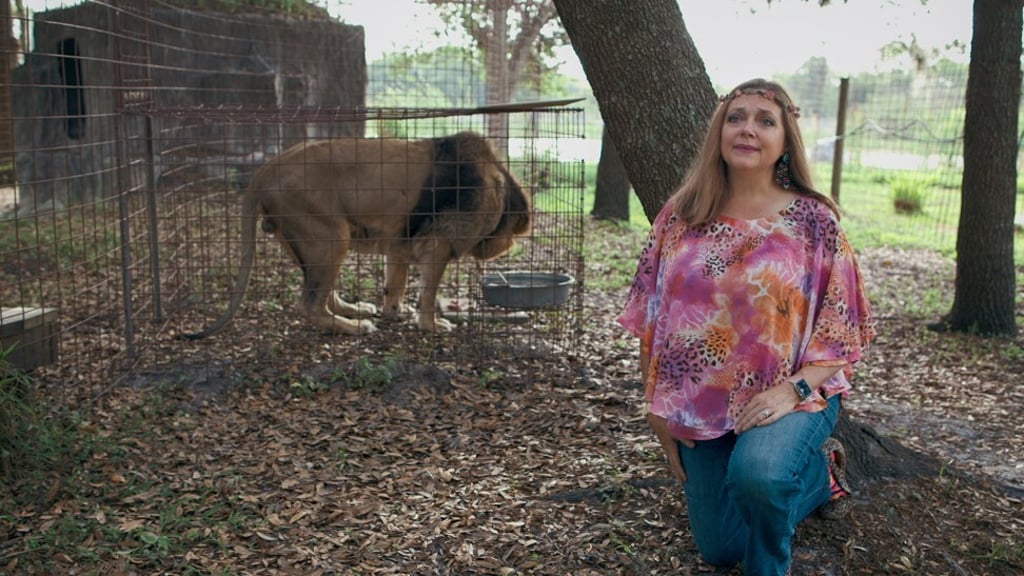 Big Cat Rescue founder Carole Baskin in a still from Netflix’s Tiger King documentary. Photo: Netflix / TNS