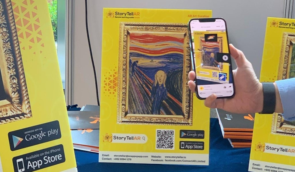 The StoryTellAR app uses augmented reality technology to enable authors and teachers to create digital content for physical books that includes videos, audio recordings, 3D animation and quizzes. The StoryTellAR app uses augmented reality technology to enable authors and teachers to create digital content for physical books that includes videos, audio recordings, 3D animation and quizzes.