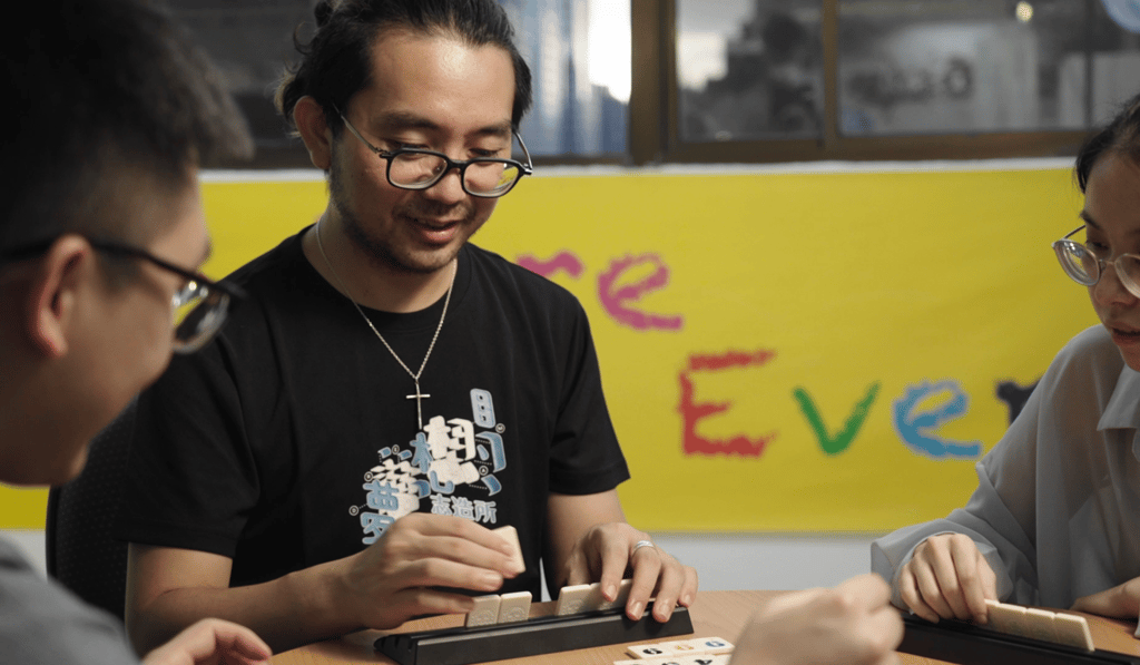 Activist Yoyo Wu (centre) first became involved in Taiwan’s HIV anti-discrimination social movement 11 years ago – two years before he was officially diagnosed with the virus. Activist Yoyo Wu (centre) first became involved in Taiwan’s HIV anti-discrimination social movement 11 years ago – two years before he was officially diagnosed with the virus.