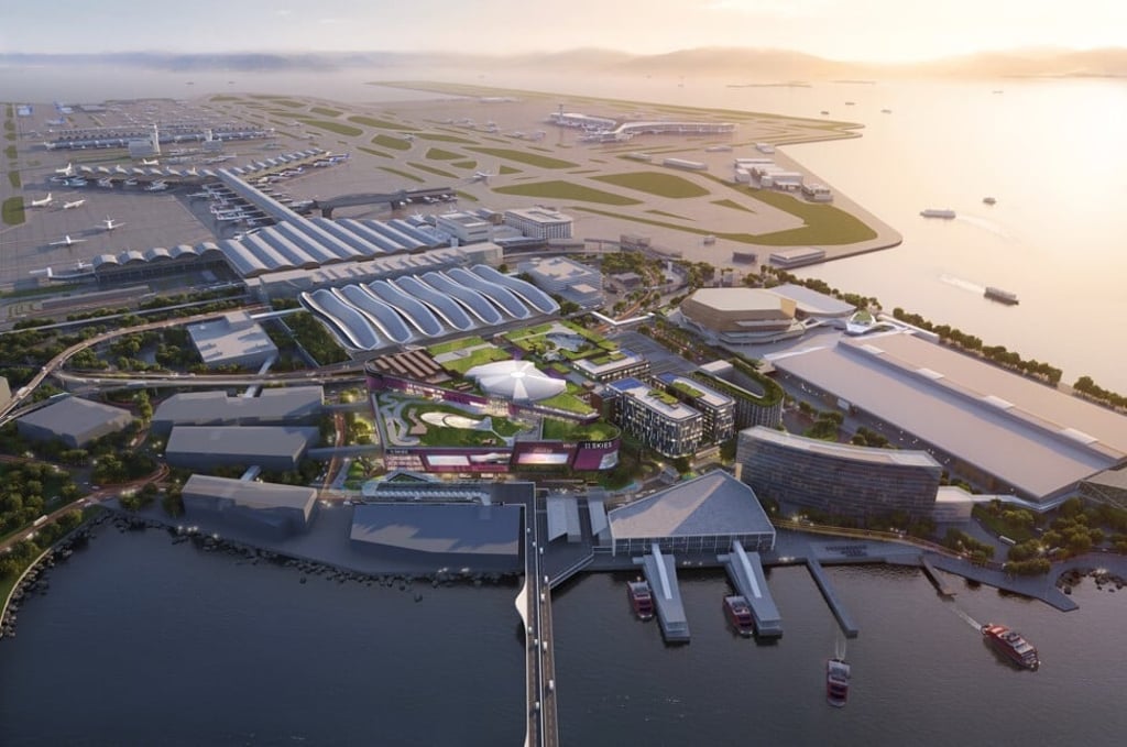 New World Development’s mixed-use complex 11 Skies is part of the blueprint for Airport City, and will feature space for offices, retail, dining and indoor entertainment.