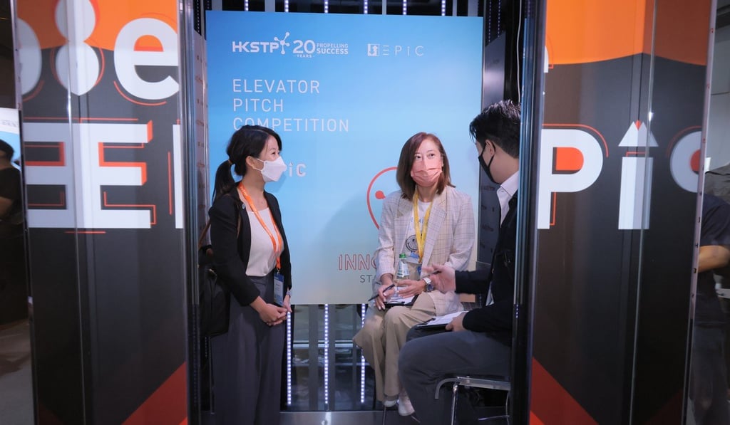 Start-ups that enter the annual EPiC must pitch their business ideas during a 60-second ride in a lift.