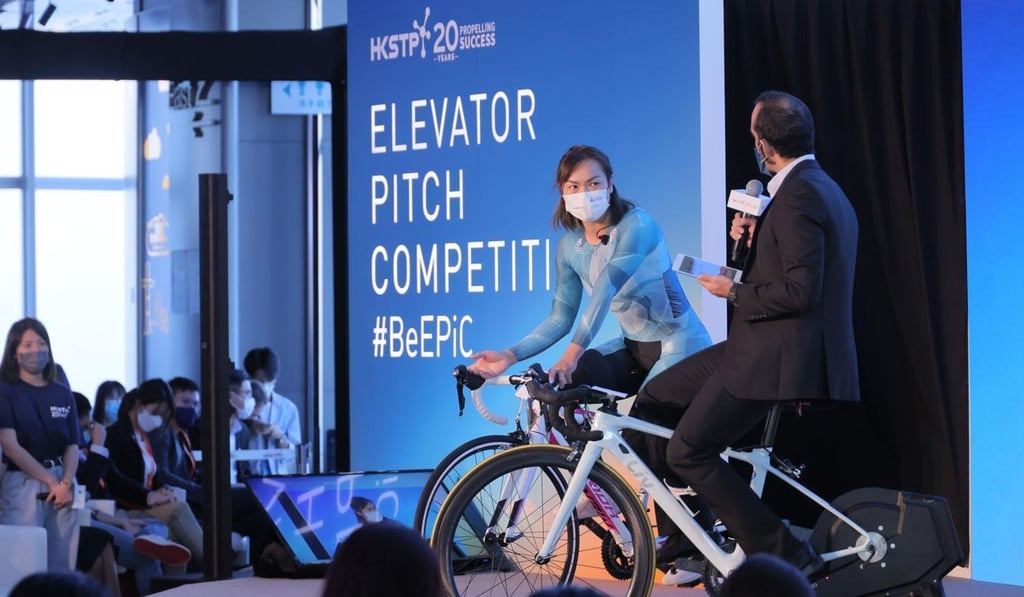 Hong Kong cyclist Sarah Lee Wai-sze, winner of two Olympic bronze medals, talks at EPiC 2021 about how entrepreneurs – like athletes – need to work hard to overcome challenges. Hong Kong cyclist Sarah Lee Wai-sze, winner of two Olympic bronze medals, talks at EPiC 2021 about how entrepreneurs – like athletes – need to work hard to overcome challenges.