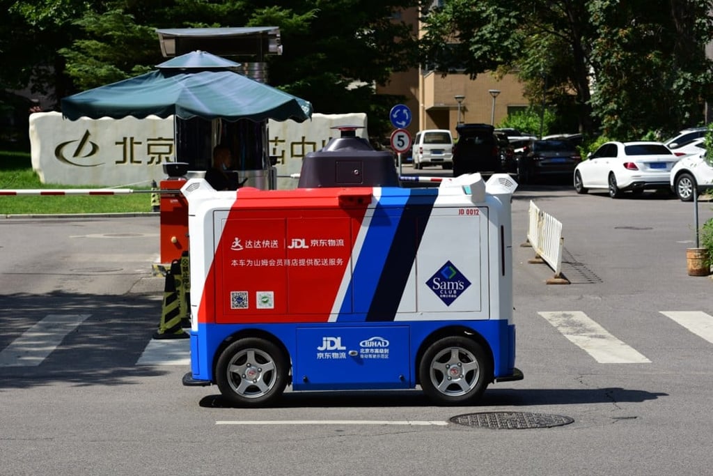 Dada has deployed autonomous delivery vehicles in select neighbourhoods to serve customers living within a 3km radius of major grocery stores like Sam’s Club. Photo: Dada Group Dada has deployed autonomous delivery vehicles in select neighbourhoods to serve customers living within a 3km radius of major grocery stores like Sam’s Club. Photo: Dada Group