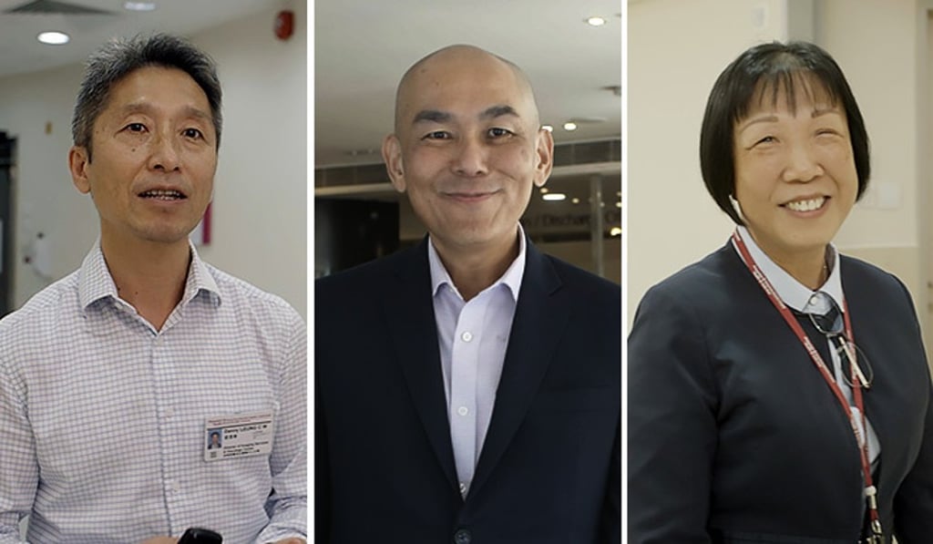Danny Leung (left), director of Diagnostic Imaging Services & Oncology Center, Alex Lan (centre), president and CEO of Hong Kong Adventist Hospitals, and Gloria Tong, housekeeping manager, pictured at Hong Kong Adventist Hospital – Stubbs Road Danny Leung (left), director of Diagnostic Imaging Services & Oncology Center, Alex Lan (centre), president and CEO of Hong Kong Adventist Hospitals, and Gloria Tong, housekeeping manager, pictured at Hong Kong Adventist Hospital – Stubbs Road