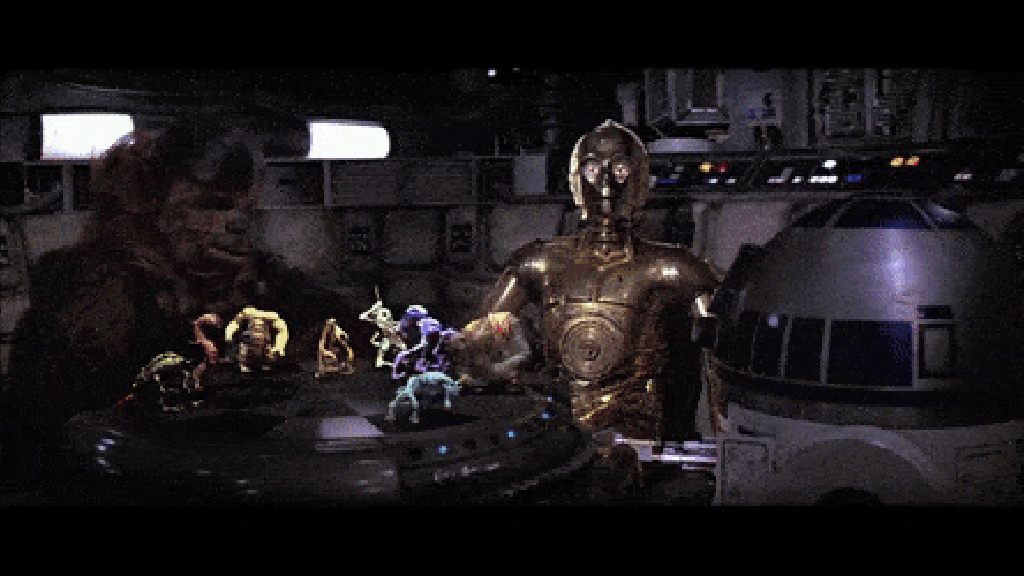 Droids don't pull people's arms out of their sockets when they lose. Let the Wookiee win. (Picture: 20th Century Fox) Droids don't pull people's arms out of their sockets when they lose. Let the Wookiee win. (Picture: 20th Century Fox)