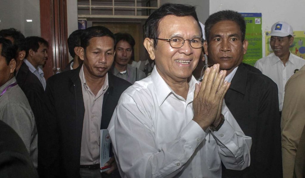 The president of the opposition Cambodia National Rescue Party, Kem Sokha. Photo: AFP