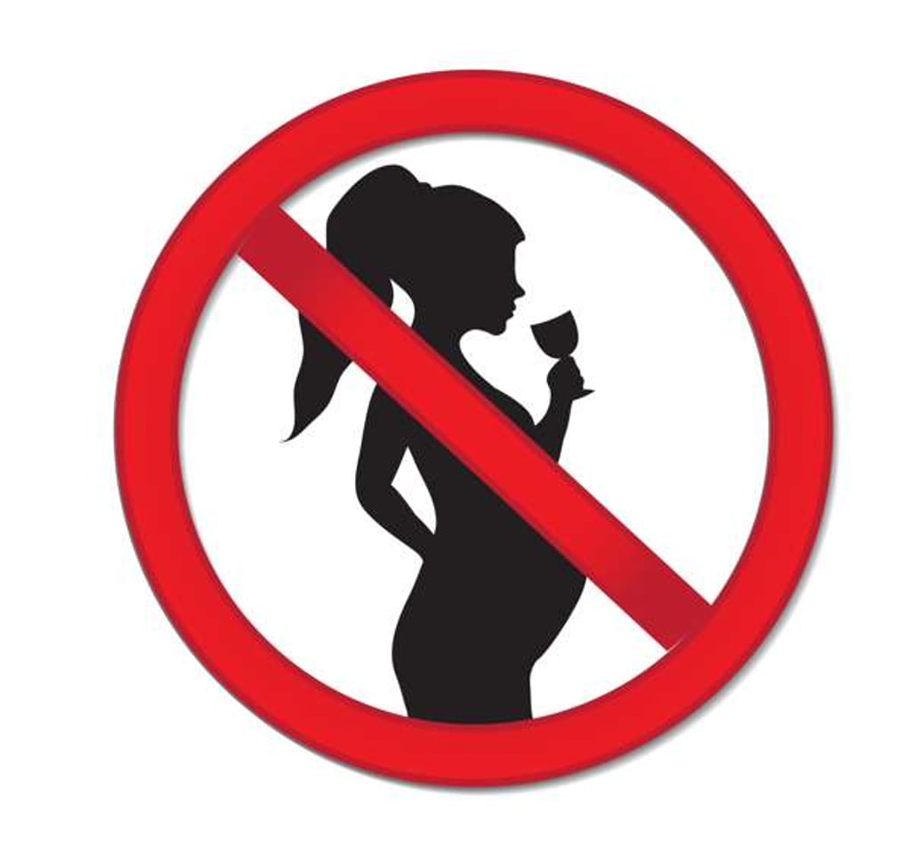 Doctors advise pregnant women not to drink any alcohol.