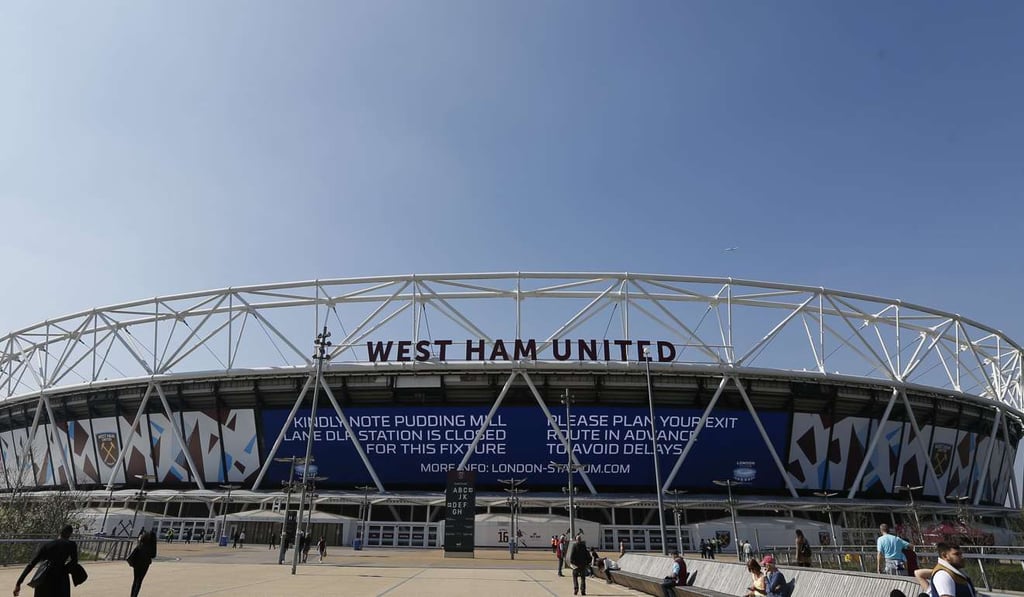 London Olympic Stadium, the home of West Ham United. Photo: AFP