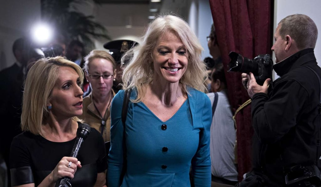Kellyanne Conway, senior adviser to US President Donald Trump, made headlines when she suggested Americans buy products branded by Trump’s daughter Ivanka. Photo: Bloomberg