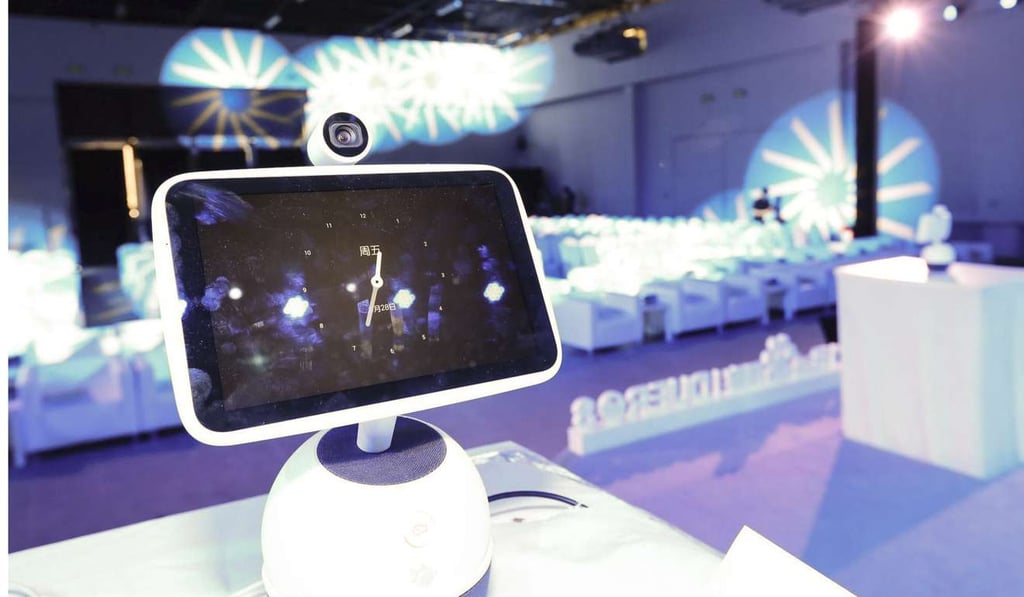 Baidu’s Xiaoyu robot is its first major step into the smart home market. Photo: Handout