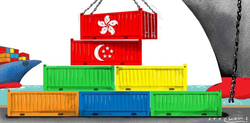 Thanks to China’s belt and road strategy, the nature of logistics, and transport and maritime routes, are likely to be transformed in South and Southeast Asia. This presents both opportunities and threats. Illustration: Craig Stephens Thanks to China’s belt and road strategy, the nature of logistics, and transport and maritime routes, are likely to be transformed in South and Southeast Asia. This presents both opportunities and threats. Illustration: Craig Stephens