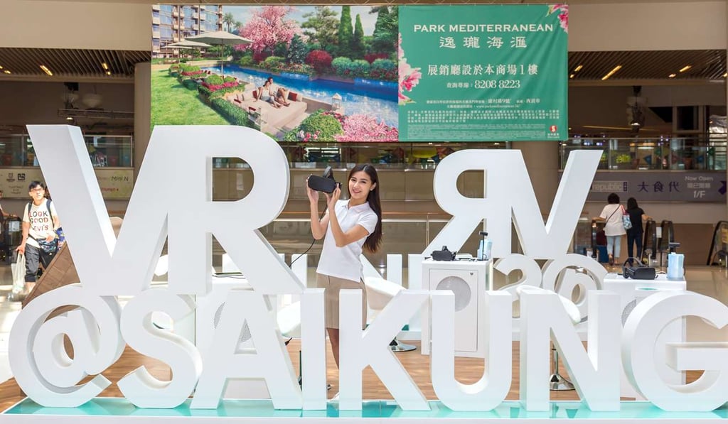 Sino Land set up a virtual reality booth when marketing two new residential projects in Sai Kung recently.