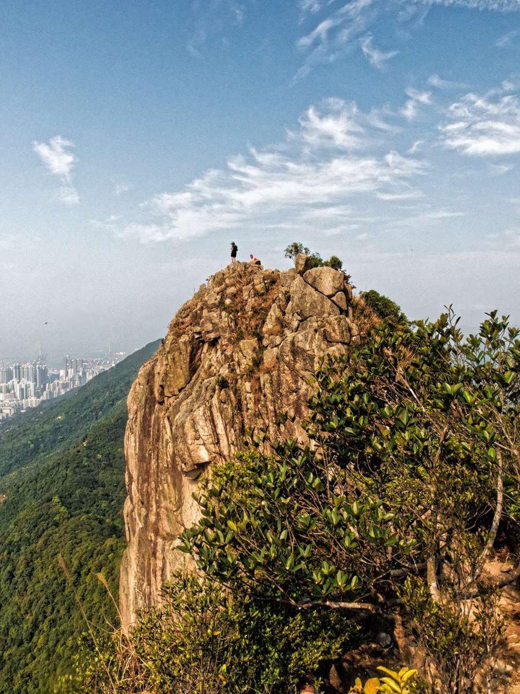 Hikers on Lion Rock. Photo: Martin Williams