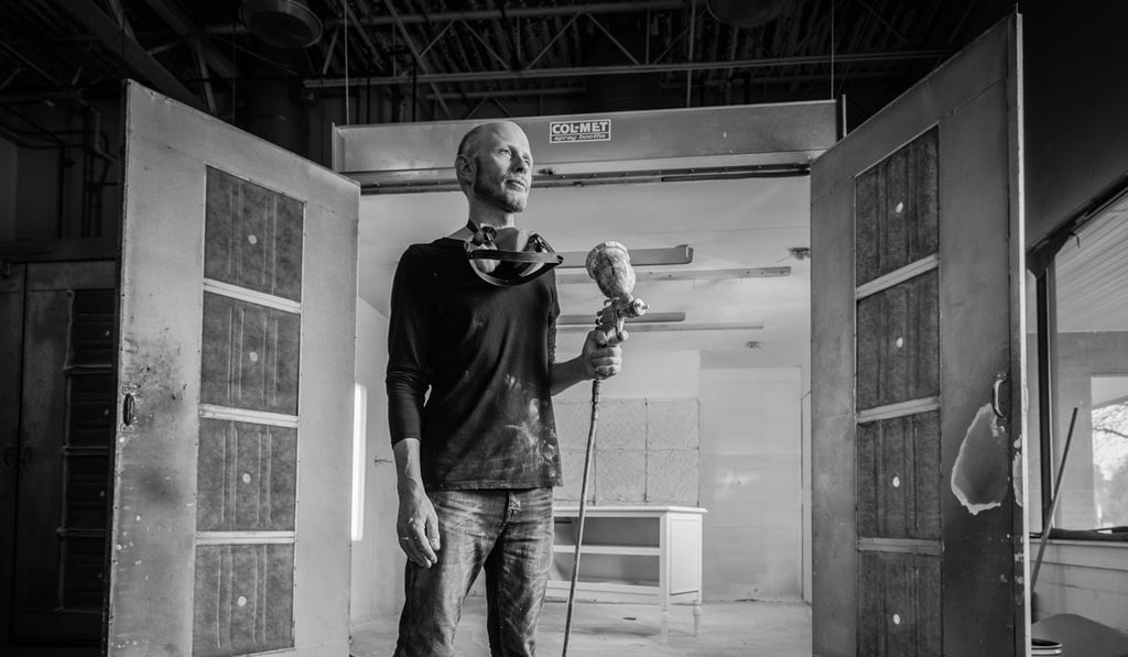 Robert Turner paints much of the furniture as it comes through production at Niermann Weeks. Photo: The Washington Post/Andre Chung Robert Turner paints much of the furniture as it comes through production at Niermann Weeks. Photo: The Washington Post/Andre Chung