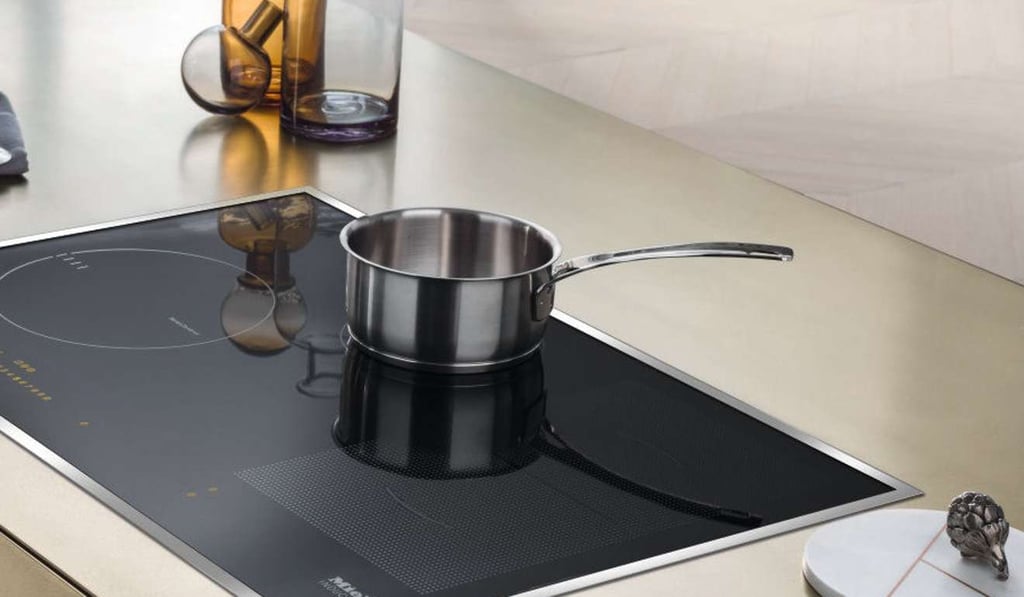 Miele’s TempControl induction cooktop units maintain the correct temperature at all times.