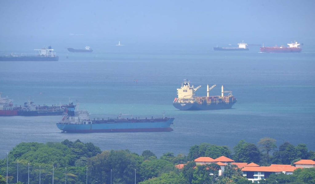 Merchant ships off Singapore’s coast. Singapore has been named the maritime capital of the world, after taking top spot in a recent ranking. Photo: Xinhua Merchant ships off Singapore’s coast. Singapore has been named the maritime capital of the world, after taking top spot in a recent ranking. Photo: Xinhua