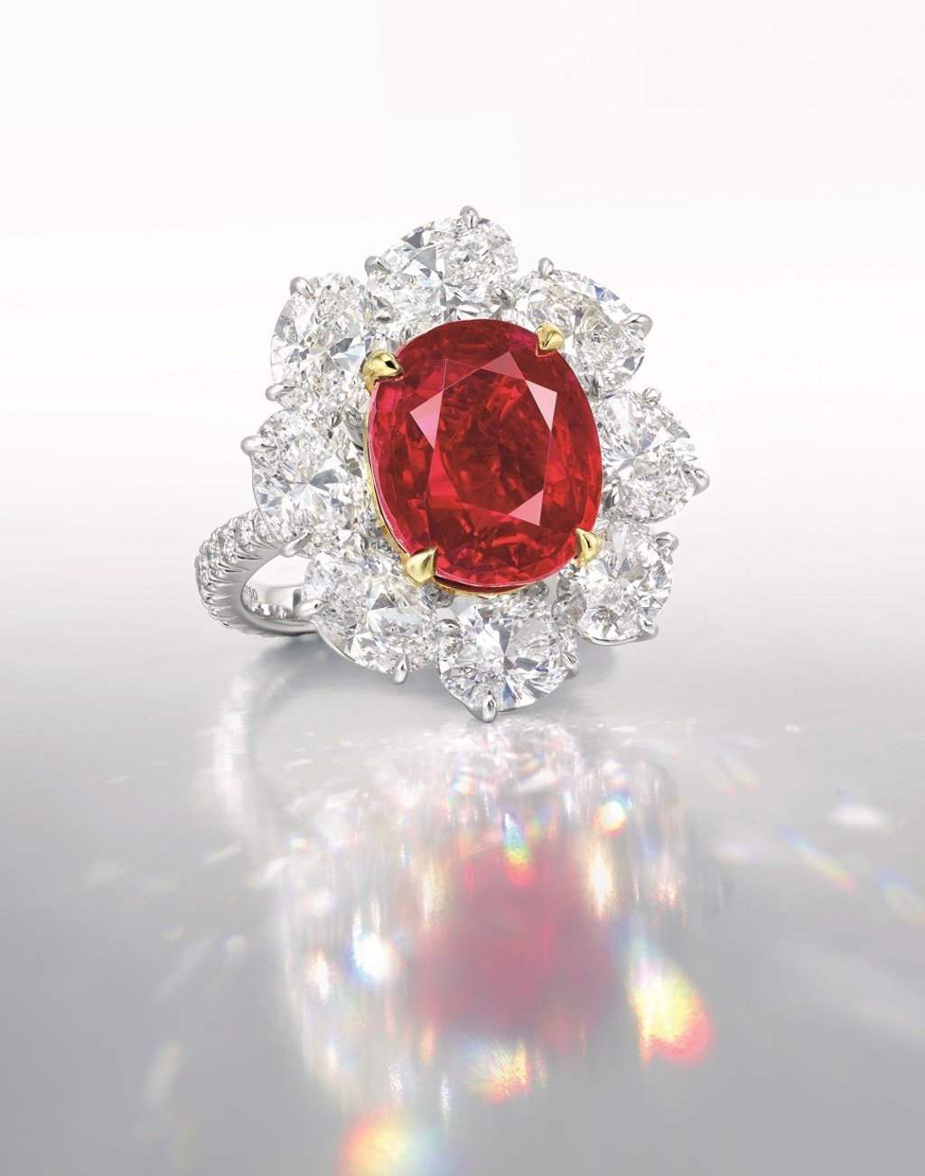 A ring with the “Ratnaraj Ruby” and diamonds sold at Christie’s Hong Kong 2016 Autumn Sale. A ring with the “Ratnaraj Ruby” and diamonds sold at Christie’s Hong Kong 2016 Autumn Sale.