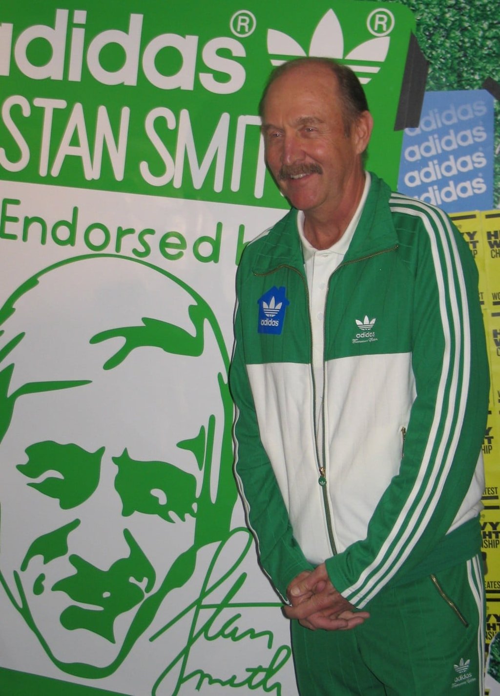 US tennis player Stan Smith at the adidas 60th anniversary party in 2009