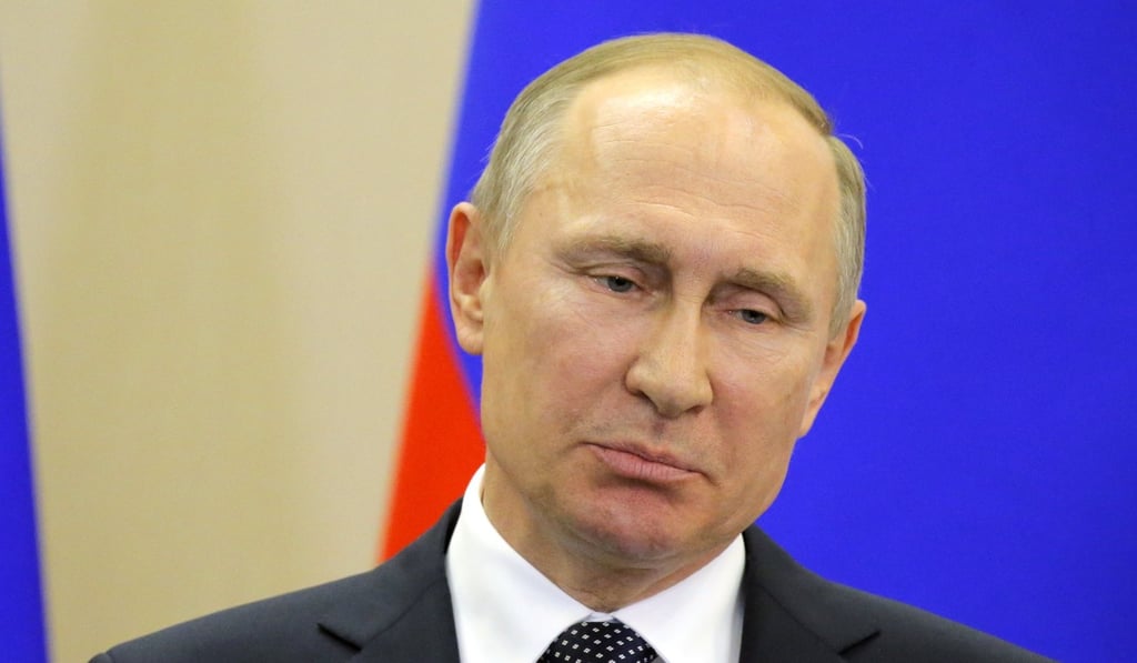 Russian President Vladimir Putin, who spoke with US President Donald Trump by phone on Tuesday, May 2, 2017, and went over the situation on the Korean peninsula. Photo: EPA Russian President Vladimir Putin, who spoke with US President Donald Trump by phone on Tuesday, May 2, 2017, and went over the situation on the Korean peninsula. Photo: EPA