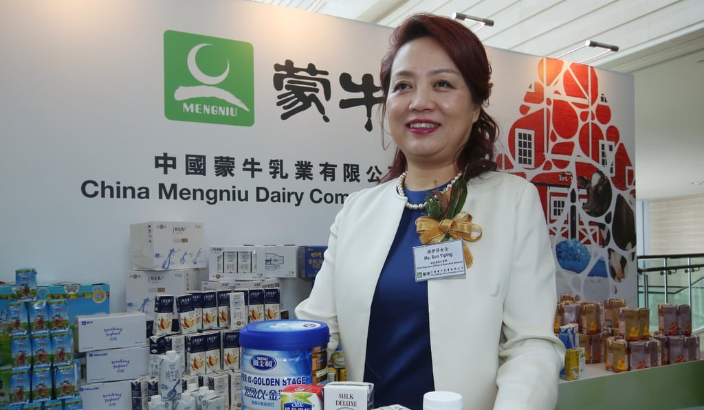 Mengniu chief executive and executive director Sun Yiping. Photo: Edward Wong