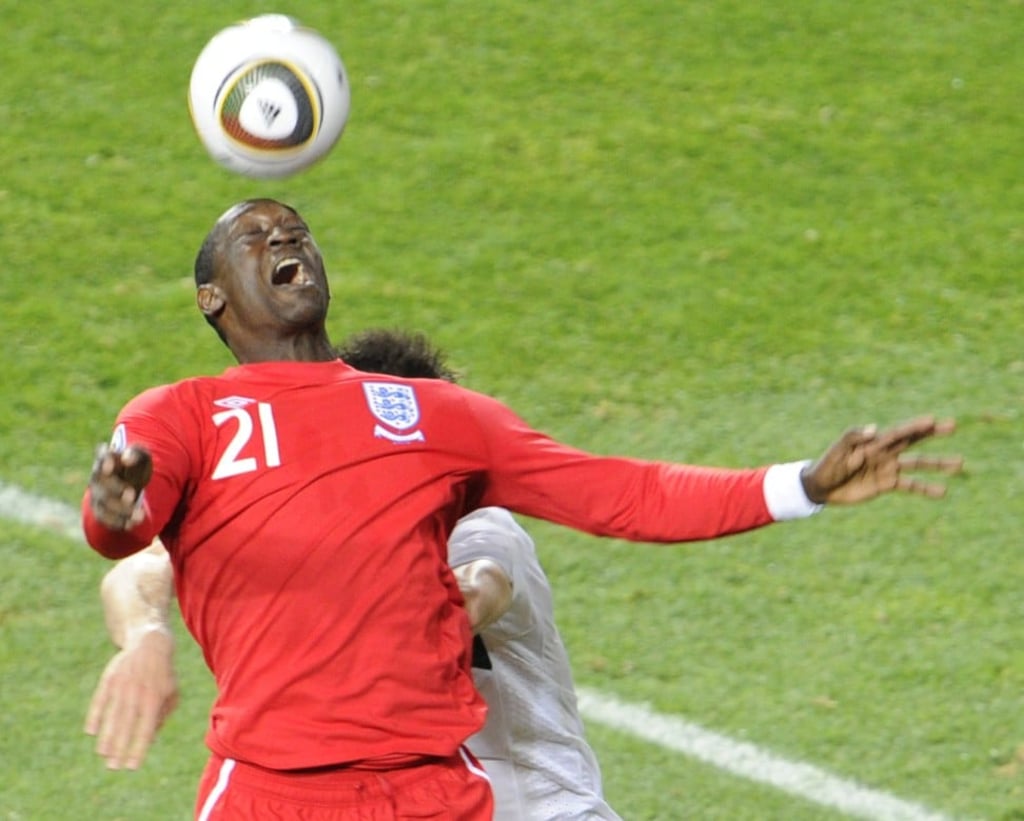 Former England striker Emile Heskey will lead the line for Playonpros. Photo: AFP