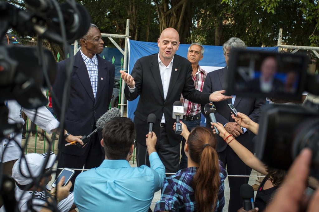 Fifa president Gianni Infantino and his council will consider implementing changes to it’s hosting rules. Photo: AP Fifa president Gianni Infantino and his council will consider implementing changes to it’s hosting rules. Photo: AP