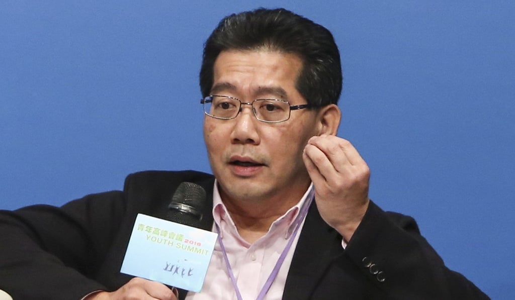 Secretary for Commerce and Economic Development Greg So attends an event in 2016. So has promised to launch a public consultation on fixing the problem of rampant telemarketing. Photo: Edmond So