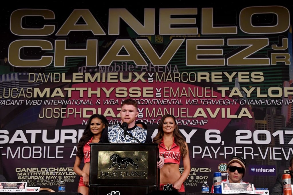 Alvarez will be under immense pressure to finally meet Triple G should he come through this weekend’s Chavez showdown. Photo: AFP