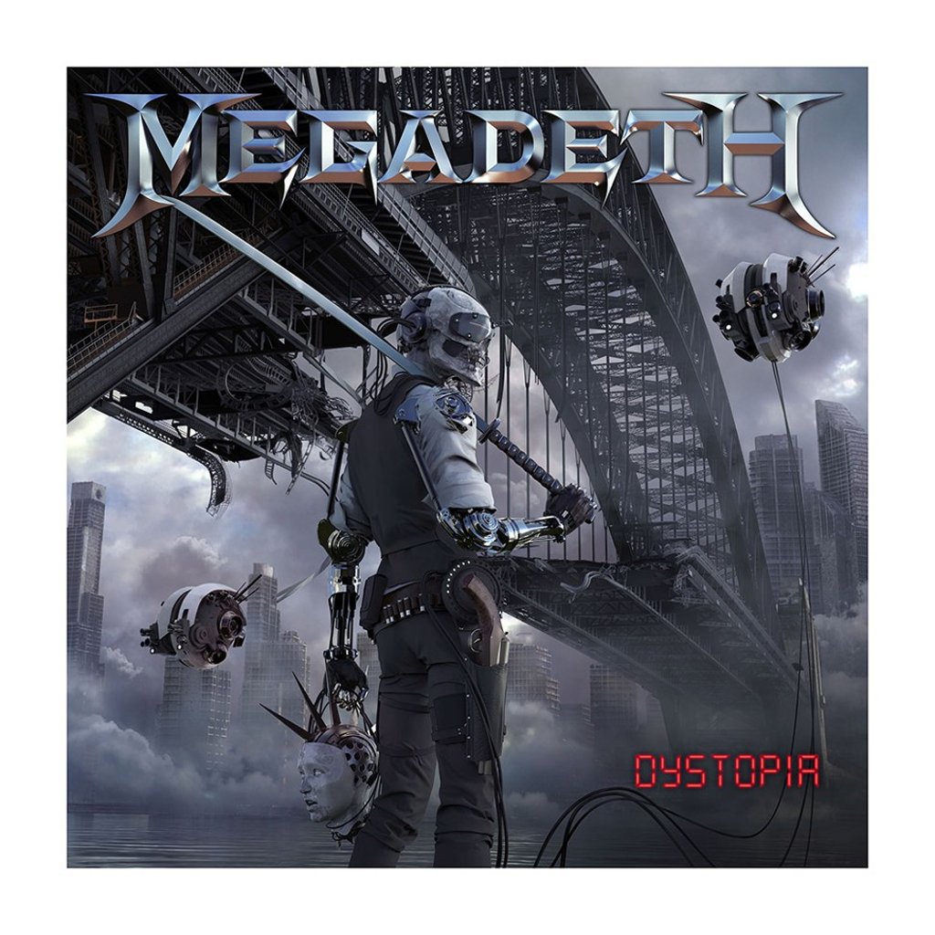 Cover of Megadeth’s 2016 album Dystopia.
