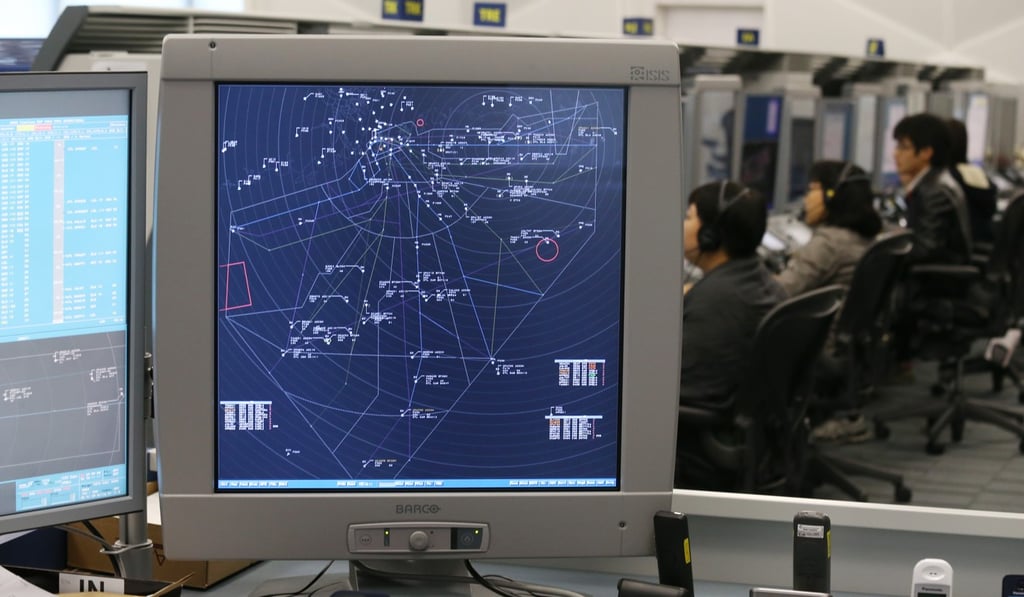 The new air traffic control system at Hong Kong International Airport was manufactured by Raytheon. Photo: Dickson Lee