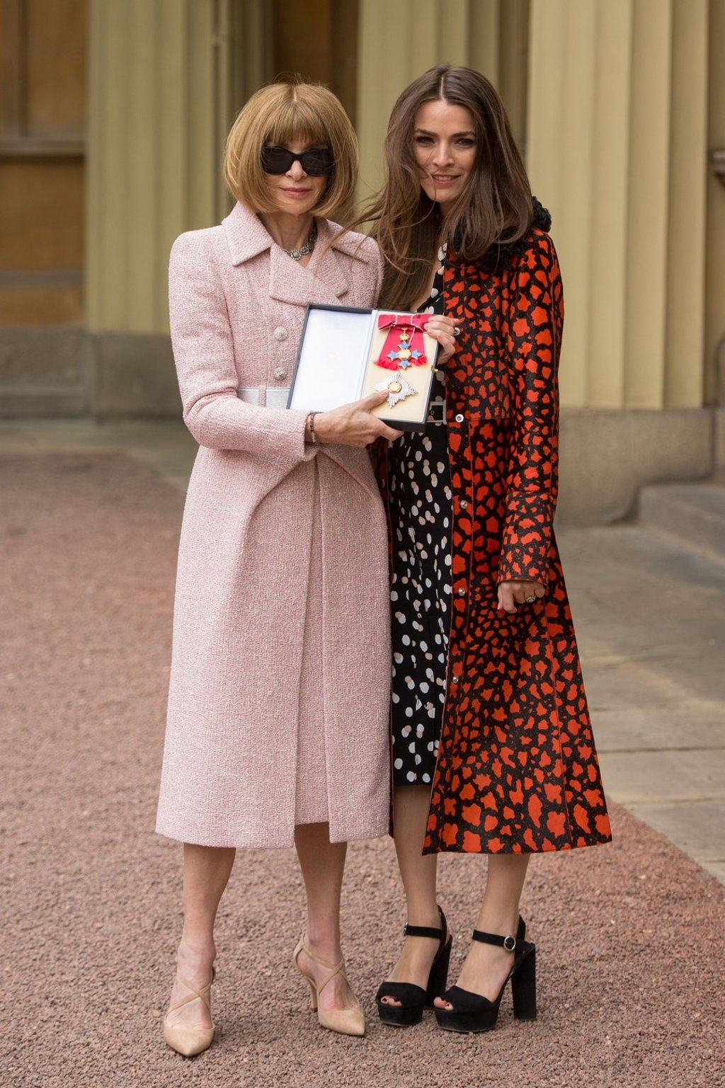 Anna Wintour with daughter Bee Schaffer. Photo: AFP