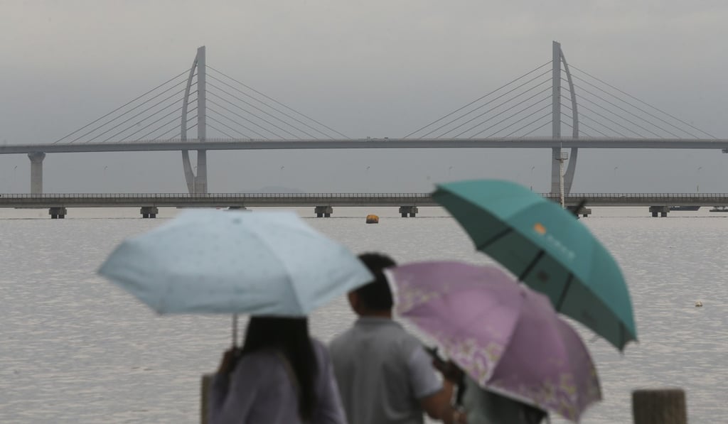 A section of the Hong Kong-Zhuhai-Macau bridge from Zhuhai. Photo: Dickson Lee