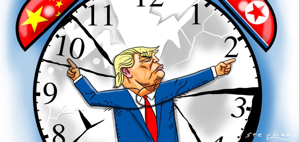 Maybe if Donald Trump’s clock were ticking normally, he’d never get anything right. Who knows? Illustration: Craig Stephens
