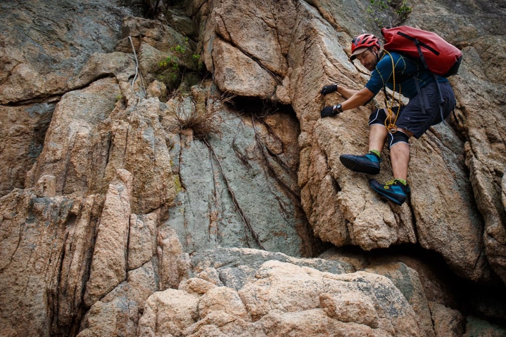 Niel and Röling are planning to coasteer their way around Hong Kong Island.