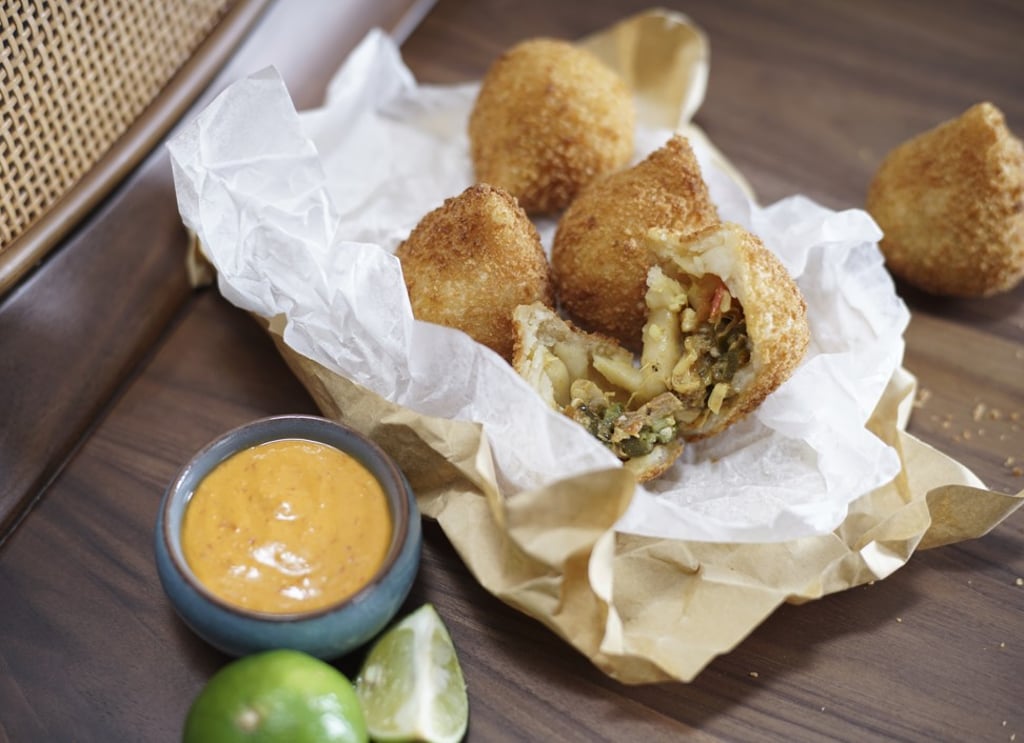 Coxinhas de frango.