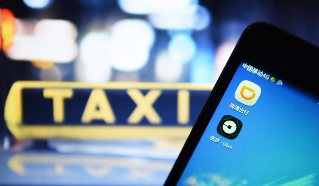 Didi Chuxing has rolled out a bilingual function for its ride-hailing app to cater for expatriates and foreign tourists in China. Photo: Xinhua