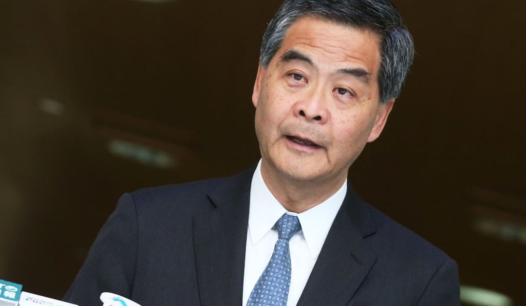 Leung called the government’s policy for revitalising industrial buildings ‘a success’. Photo: K. Y. Cheng Leung called the government’s policy for revitalising industrial buildings ‘a success’. Photo: K. Y. Cheng