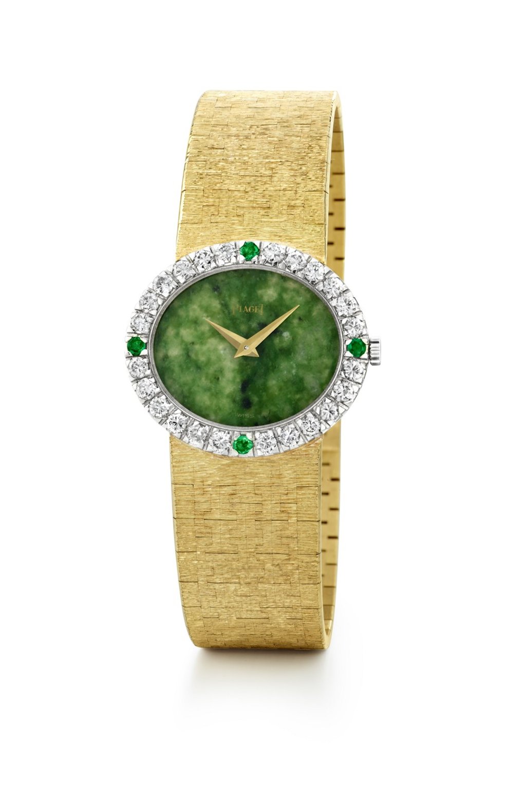The Jackie Kennedy Favourite ladies’ watch in 18ct yellow gold and inverted oval dial in jade hard stone is a graceful tribute to the beloved former FLOTUS and forever stylish icon Jackie Kennedy. Price on request The Jackie Kennedy Favourite ladies’ watch in 18ct yellow gold and inverted oval dial in jade hard stone is a graceful tribute to the beloved former FLOTUS and forever stylish icon Jackie Kennedy. Price on request